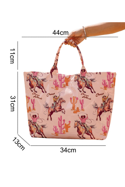 Polka Dot Glossy Tote Bag